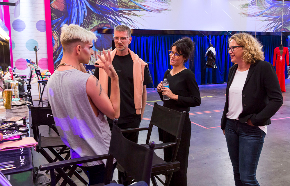 Conchita Wurst, Heidi Klum and Bill Kaulitz with the contestants of "Queen of Drags" (Photo)